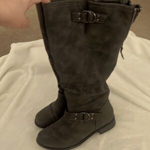 Xoxo Gray Tall Boots